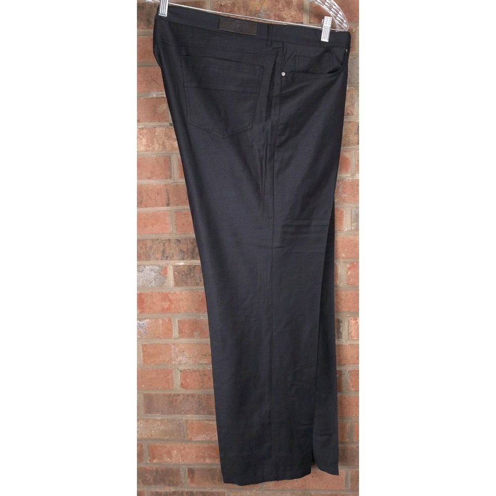 Ermenegildo Zegna Milano Pants 44x30 Charcoal Gray Wool Flat Front Lightweight